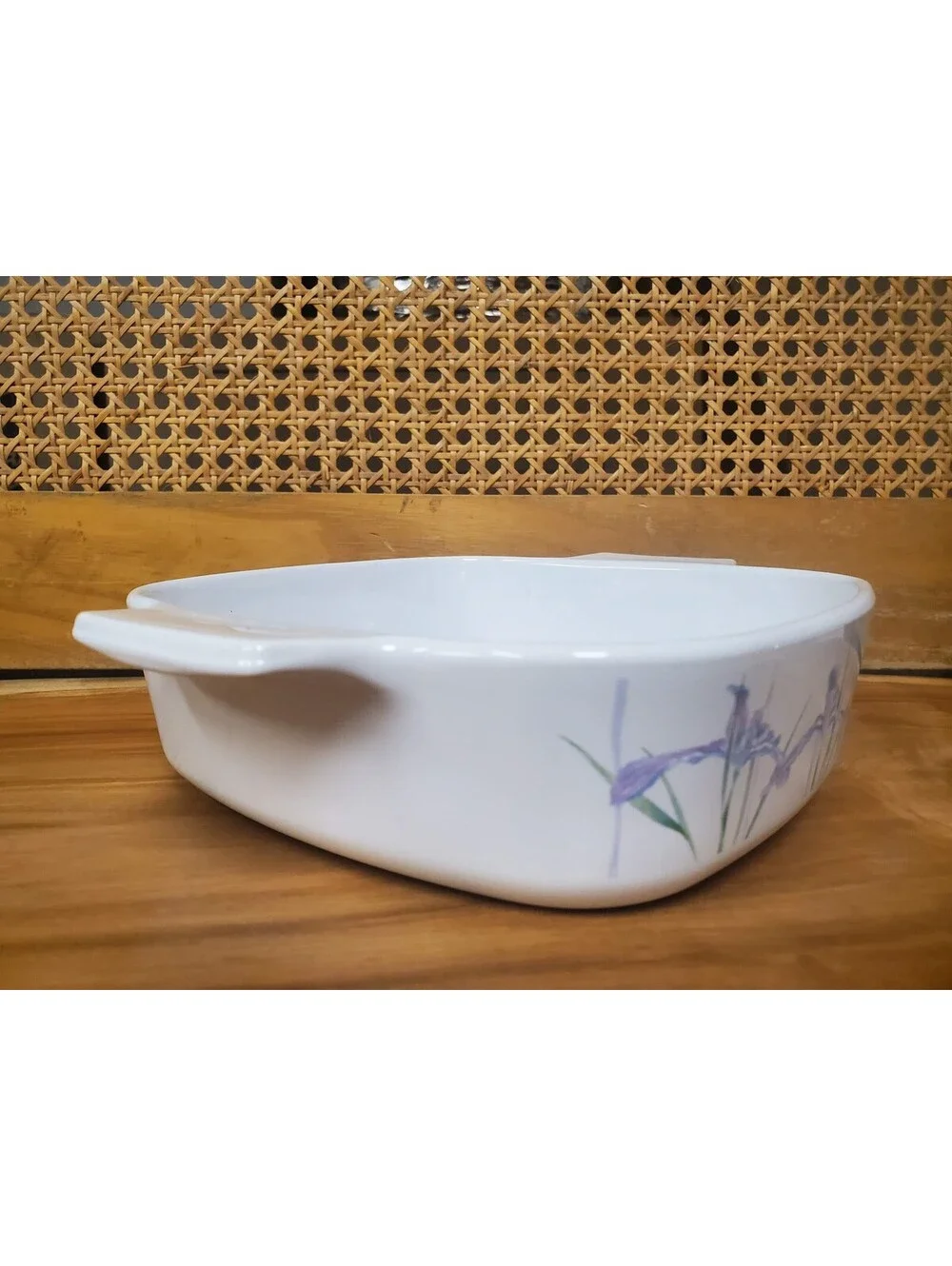 Vintage CorningWare Shadow Iris Casserole Dish Excellent Condition, NO LID